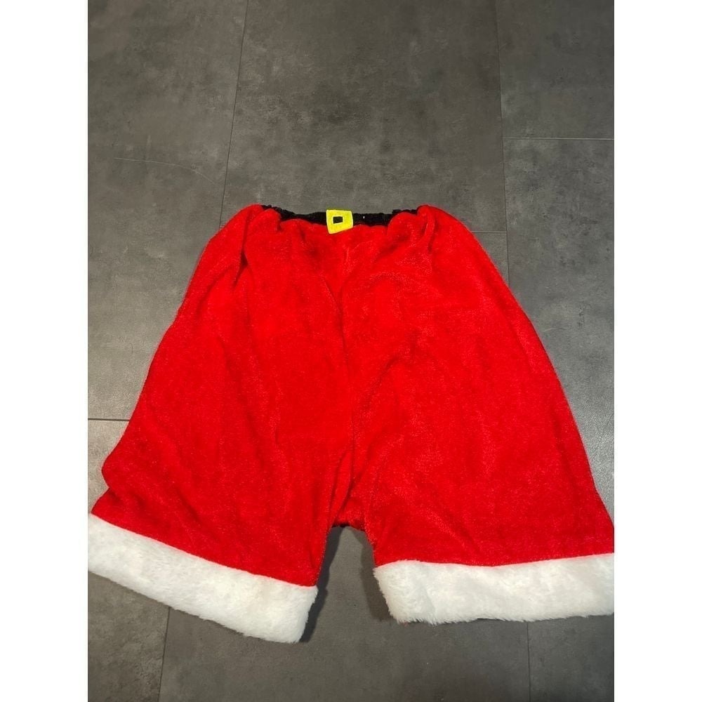 Festive Santa Clause Shorts Red Velvet Christmas Holiday Outfit size 4T‎ H-504